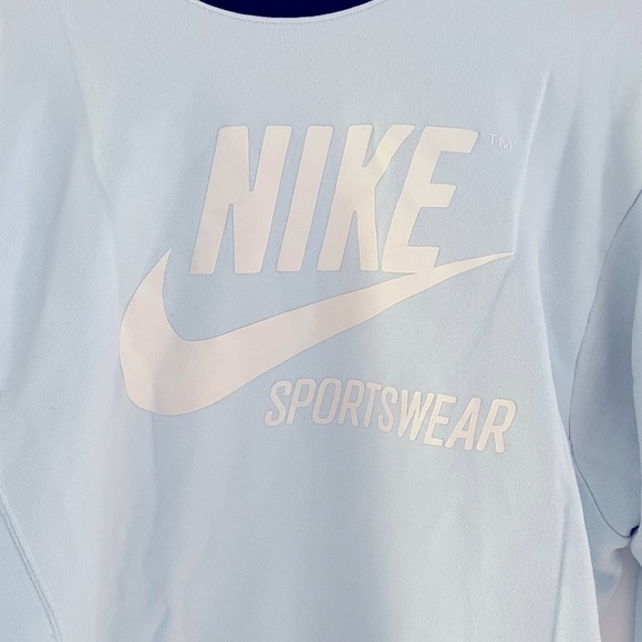 Nike Oversized Blue Sweatshirt size S - Picture 4 of 9